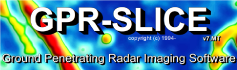 GPR Slice - comprehensive ground penetrating radar imaging software